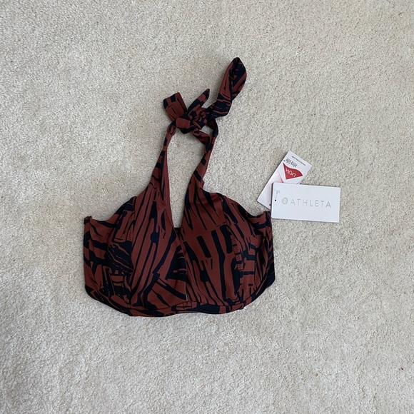 NWT Athleta Sculpted Sienna Halter Bikini Top - Picture 3 of 9